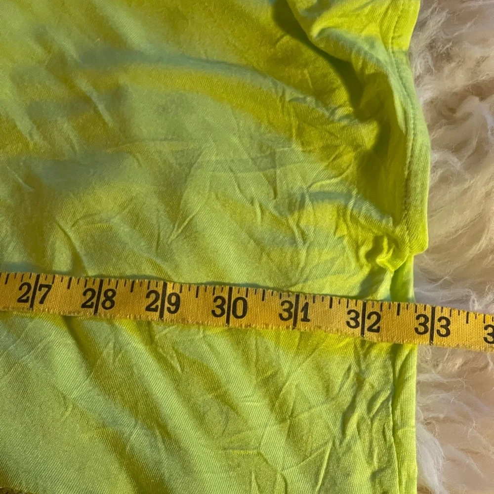 Lime Neon Glam Green Top with Gold Sequin Cross Accents - Showstopper​ - Picture 10 of 10